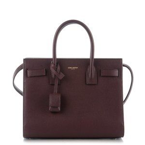 YSL Saint Laurent Sac de Jour Small Bordeaux Bag